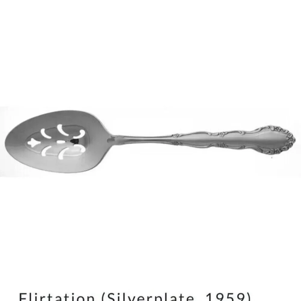 Oneida 1881 Rogers FLIRTATION 1959 Server Set 4 Piece Ladle, Fork, 2 Spoons